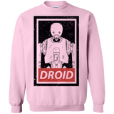 Sweatshirts Light Pink / Small Droid Crewneck Sweatshirt