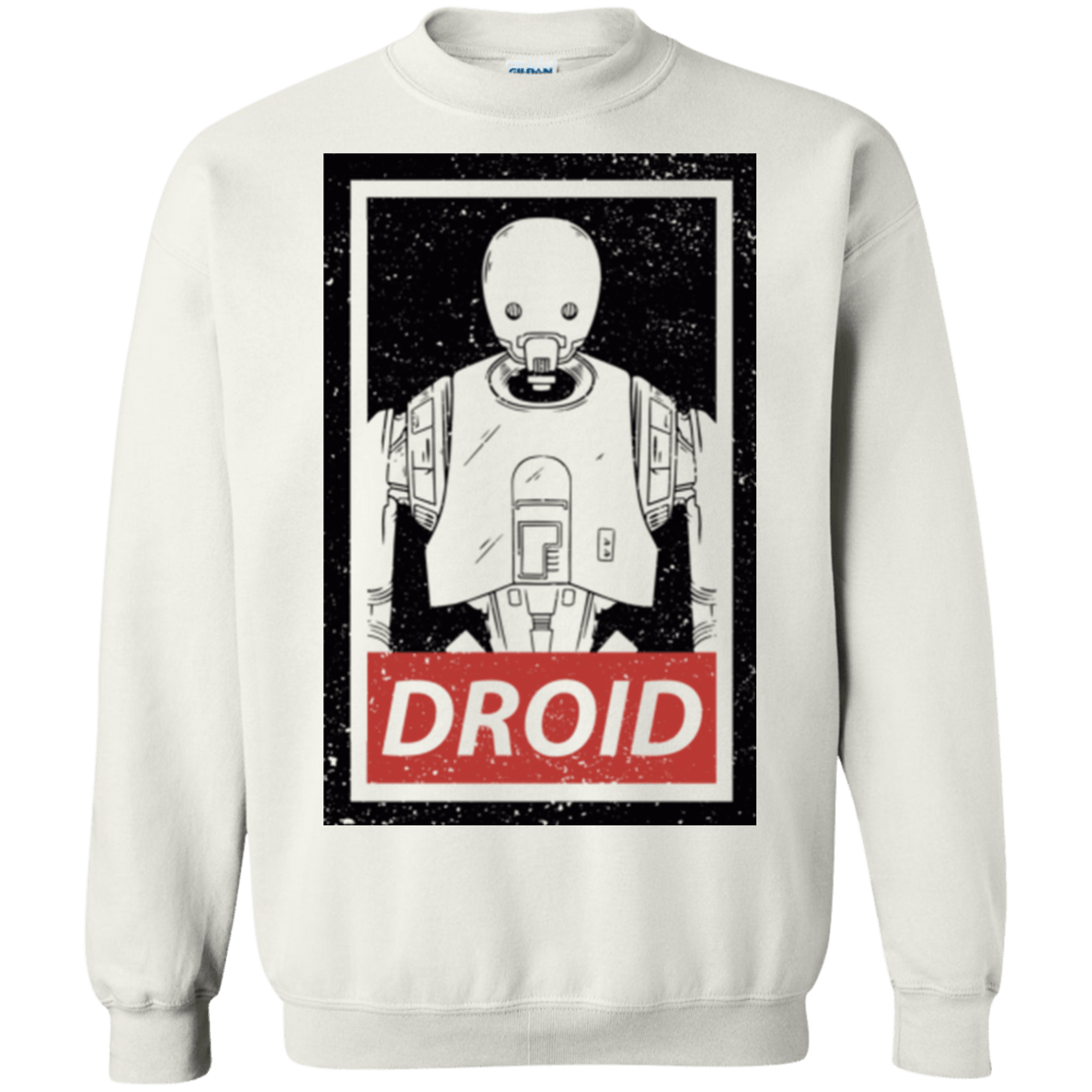 Sweatshirts White / Small Droid Crewneck Sweatshirt