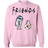 Sweatshirts Light Pink / Small Droid Friends Crewneck Sweatshirt