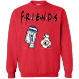 Sweatshirts Red / Small Droid Friends Crewneck Sweatshirt