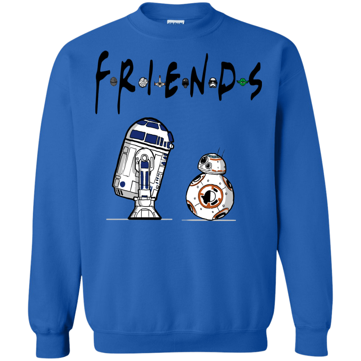 Sweatshirts Royal / Small Droid Friends Crewneck Sweatshirt