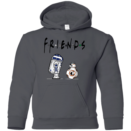 Sweatshirts Charcoal / YS Droid Friends Youth Hoodie