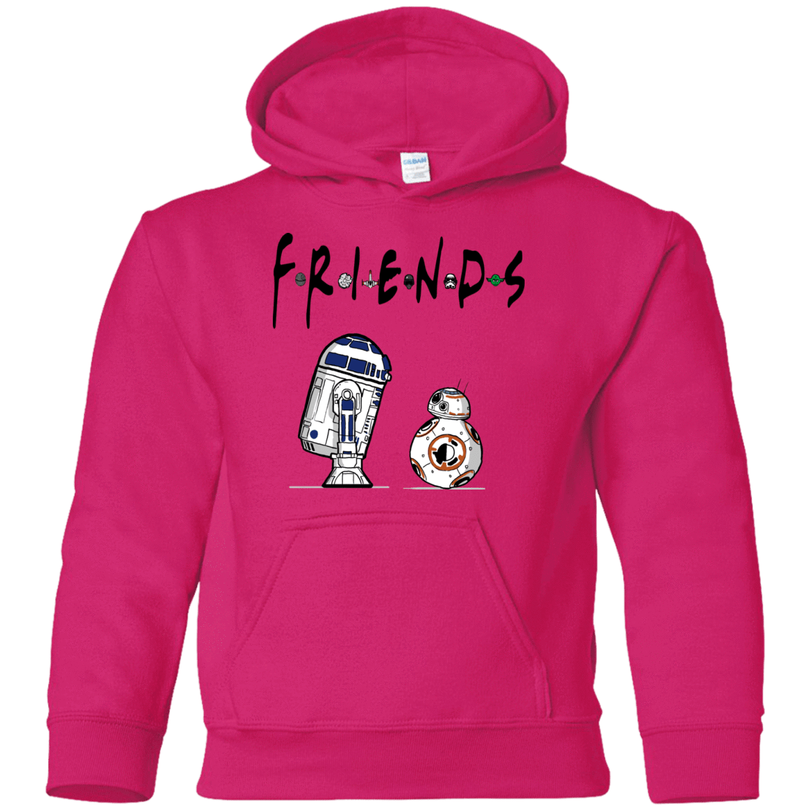 Sweatshirts Heliconia / YS Droid Friends Youth Hoodie