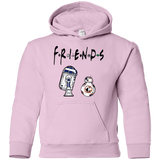 Sweatshirts Light Pink / YS Droid Friends Youth Hoodie