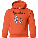 Sweatshirts Orange / YS Droid Friends Youth Hoodie