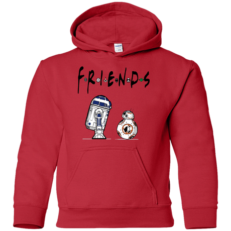 Sweatshirts Red / YS Droid Friends Youth Hoodie