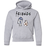 Sweatshirts Sport Grey / YS Droid Friends Youth Hoodie