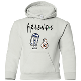 Sweatshirts White / YS Droid Friends Youth Hoodie