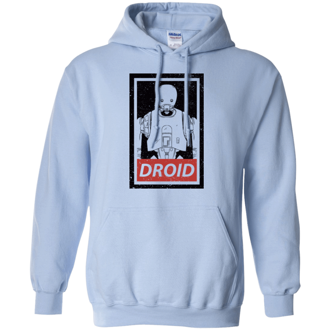 Sweatshirts Light Blue / Small Droid Pullover Hoodie