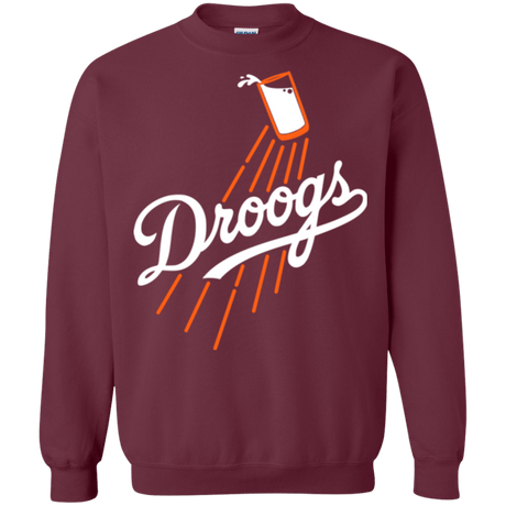 Sweatshirts Maroon / Small Droogs Crewneck Sweatshirt