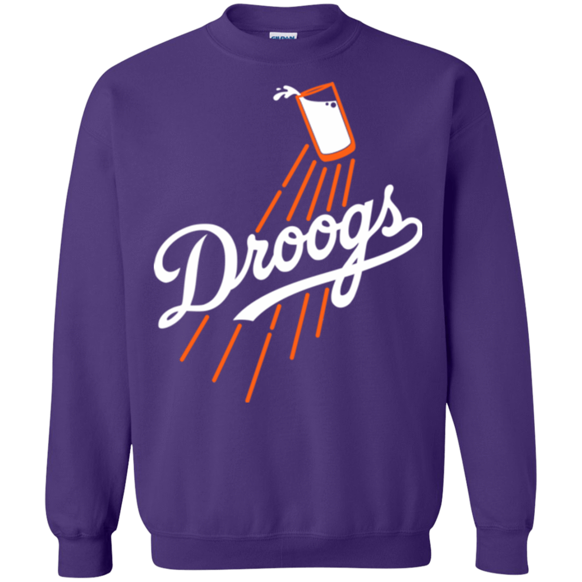 Sweatshirts Purple / Small Droogs Crewneck Sweatshirt