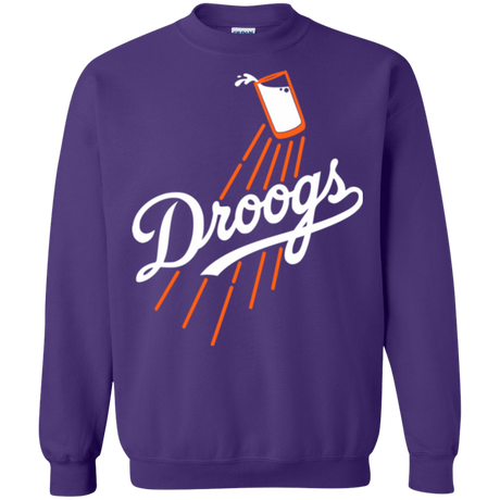 Sweatshirts Purple / Small Droogs Crewneck Sweatshirt