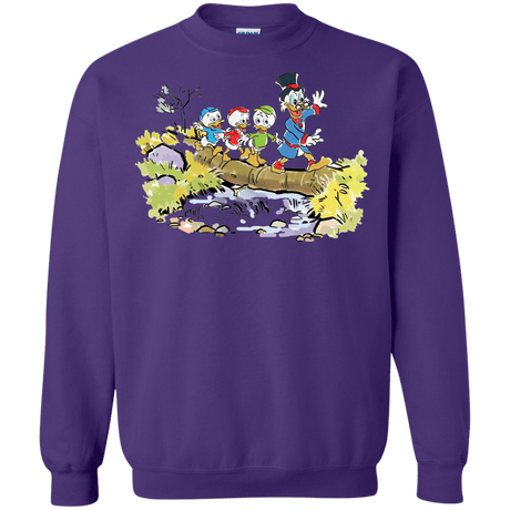 Sweatshirts Purple / S Duck Tails Crewneck Sweatshirt