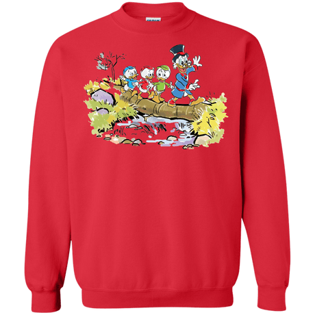 Sweatshirts Red / S Duck Tails Crewneck Sweatshirt