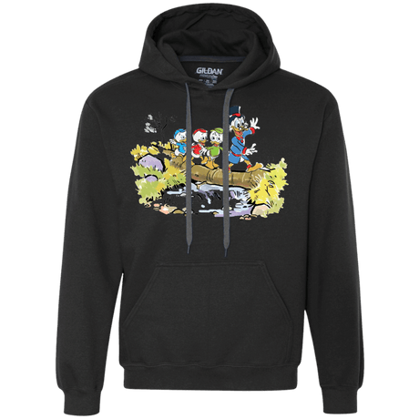 Sweatshirts Black / S Duck Tails Premium Fleece Hoodie