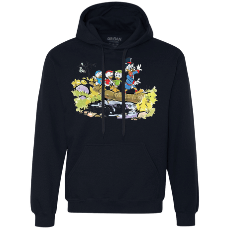 Sweatshirts Navy / S Duck Tails Premium Fleece Hoodie