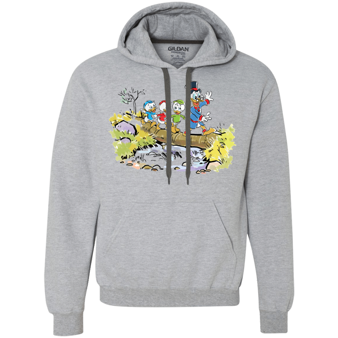 Sweatshirts Sport Grey / S Duck Tails Premium Fleece Hoodie