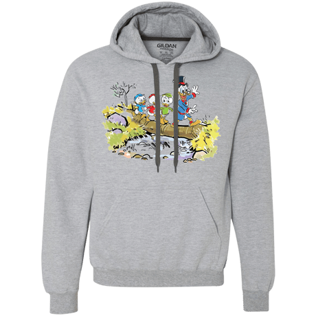 Sweatshirts Sport Grey / S Duck Tails Premium Fleece Hoodie