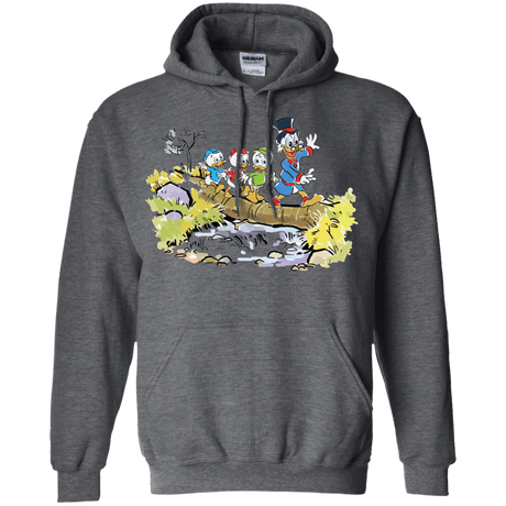 Sweatshirts Dark Heather / S Duck Tails Pullover Hoodie