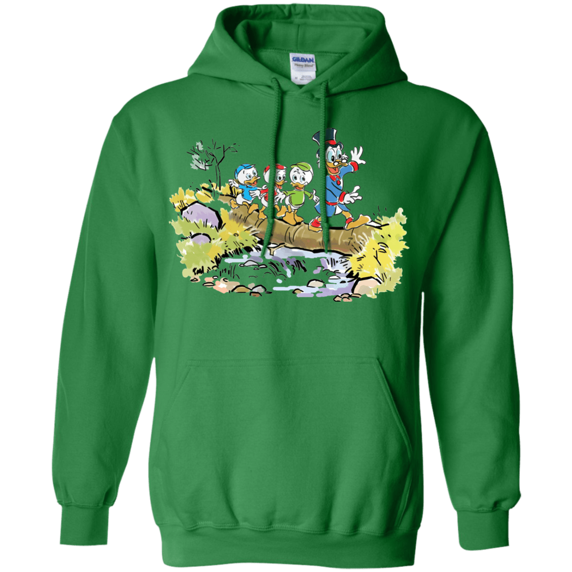 Sweatshirts Irish Green / S Duck Tails Pullover Hoodie
