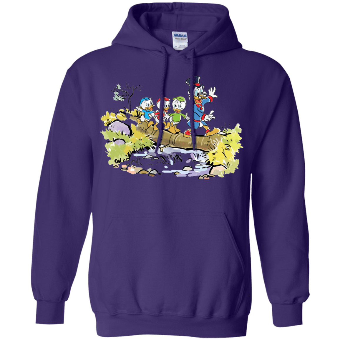 Sweatshirts Purple / S Duck Tails Pullover Hoodie