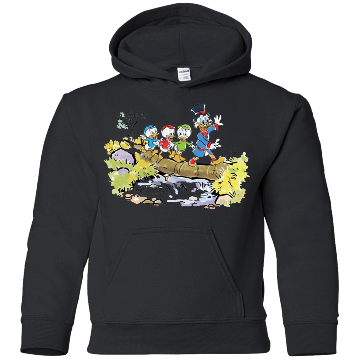 Sweatshirts Black / YS Duck Tails Youth Hoodie