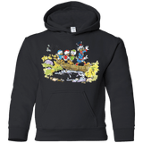 Sweatshirts Black / YS Duck Tails Youth Hoodie