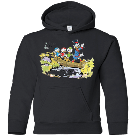 Sweatshirts Black / YS Duck Tails Youth Hoodie