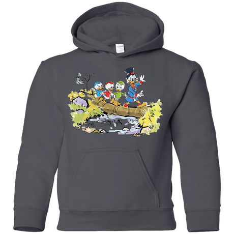 Sweatshirts Charcoal / YS Duck Tails Youth Hoodie