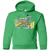 Sweatshirts Irish Green / YS Duck Tails Youth Hoodie