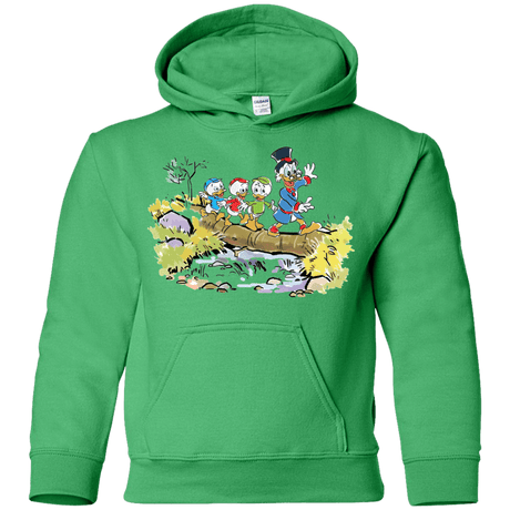 Sweatshirts Irish Green / YS Duck Tails Youth Hoodie