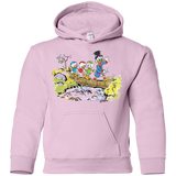 Sweatshirts Light Pink / YS Duck Tails Youth Hoodie