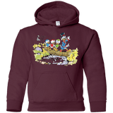 Sweatshirts Maroon / YS Duck Tails Youth Hoodie