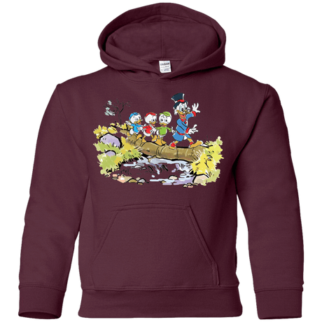 Sweatshirts Maroon / YS Duck Tails Youth Hoodie