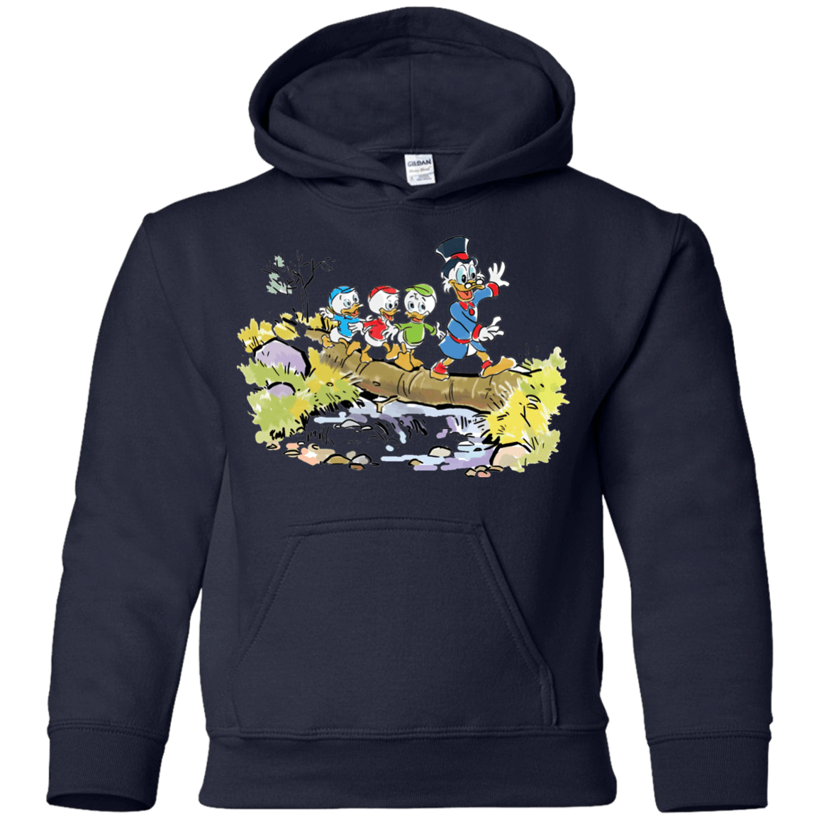 Sweatshirts Navy / YS Duck Tails Youth Hoodie