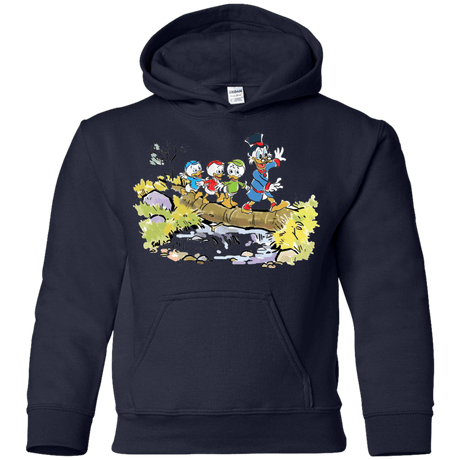 Sweatshirts Navy / YS Duck Tails Youth Hoodie