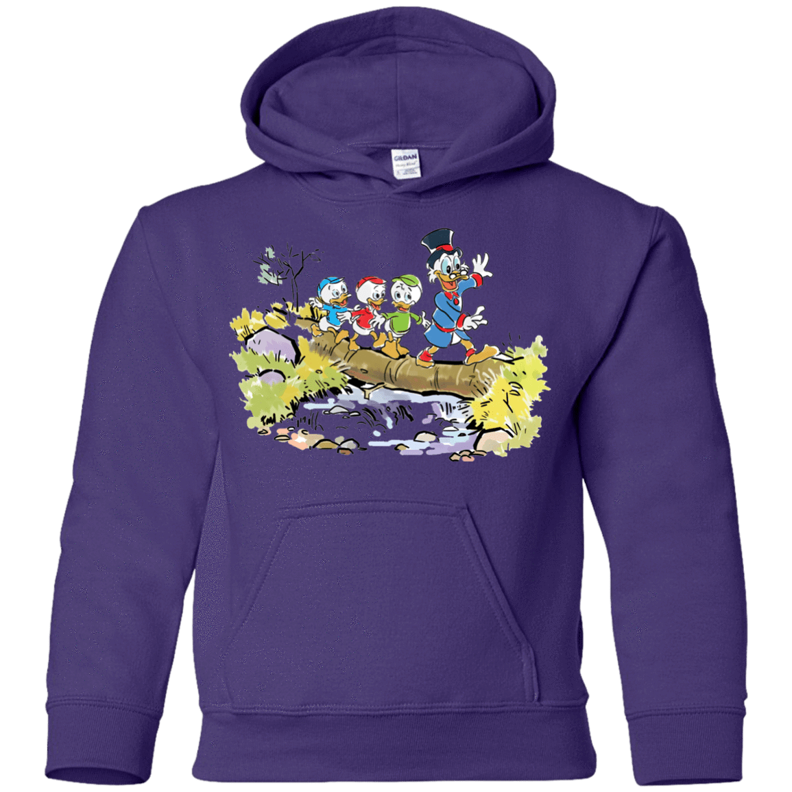 Sweatshirts Purple / YS Duck Tails Youth Hoodie