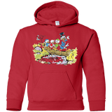 Sweatshirts Red / YS Duck Tails Youth Hoodie