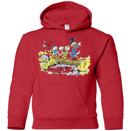 Sweatshirts Red / YS Duck Tails Youth Hoodie