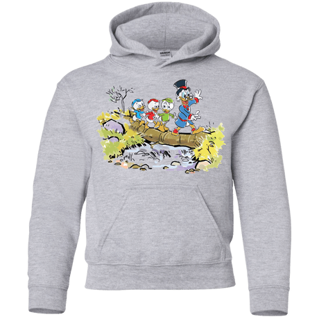 Sweatshirts Sport Grey / YS Duck Tails Youth Hoodie