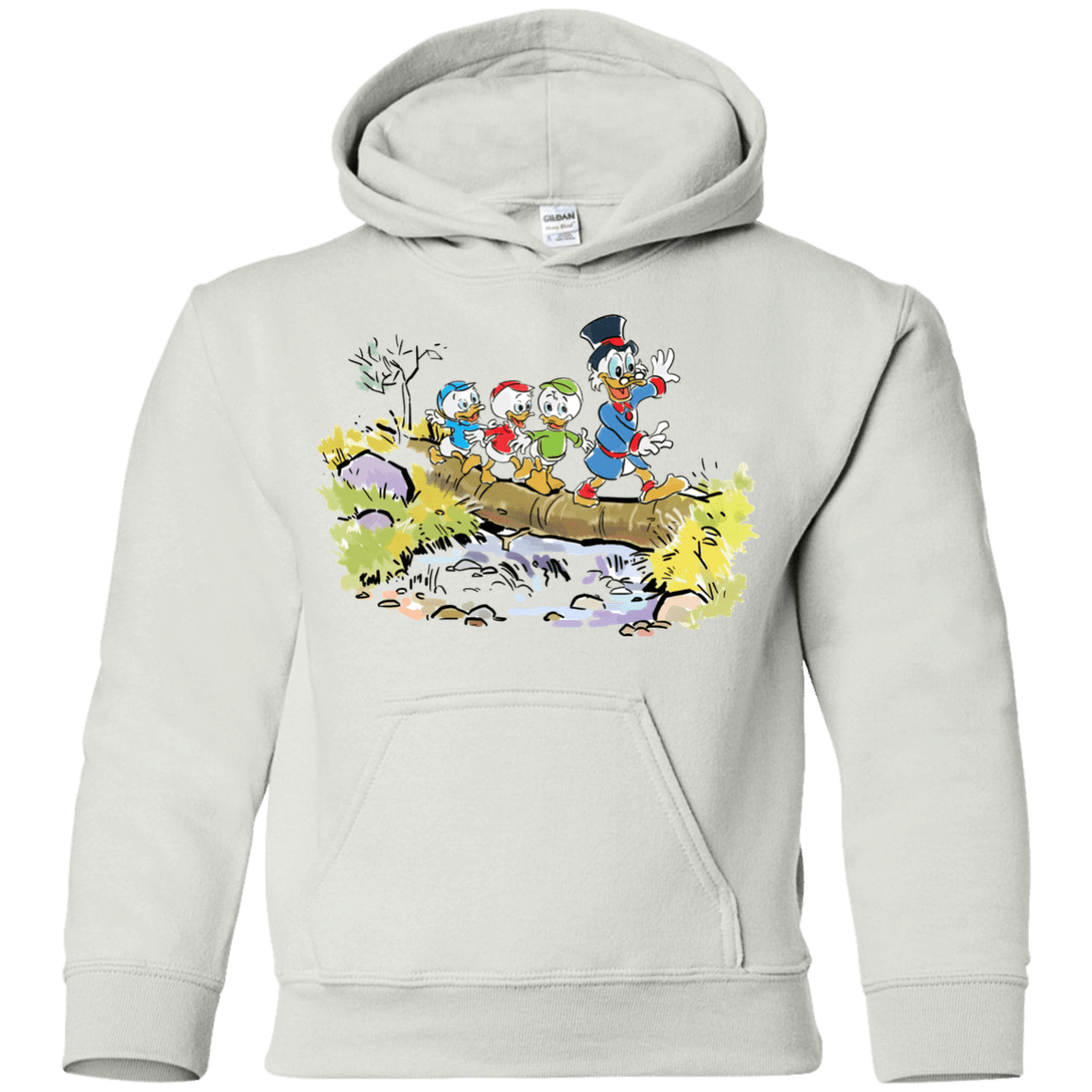 Sweatshirts White / YS Duck Tails Youth Hoodie