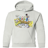 Sweatshirts White / YS Duck Tails Youth Hoodie