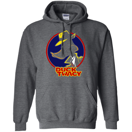 Sweatshirts Dark Heather / S Duck Twacy Pullover Hoodie