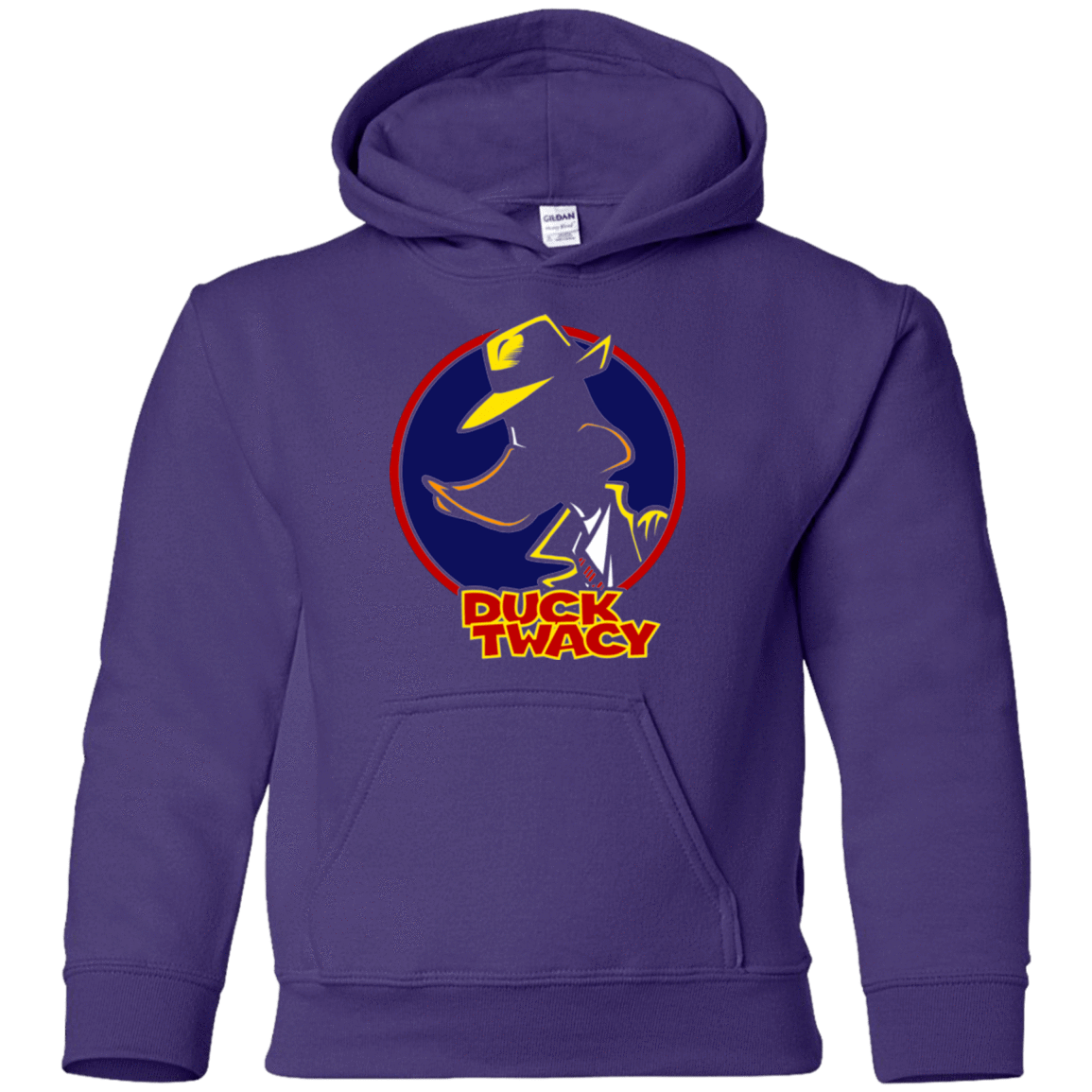 Sweatshirts Purple / YS Duck Twacy Youth Hoodie