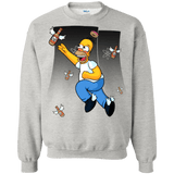Sweatshirts Ash / Small Duff Gives Wings Crewneck Sweatshirt