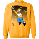Sweatshirts Gold / Small Duff Gives Wings Crewneck Sweatshirt