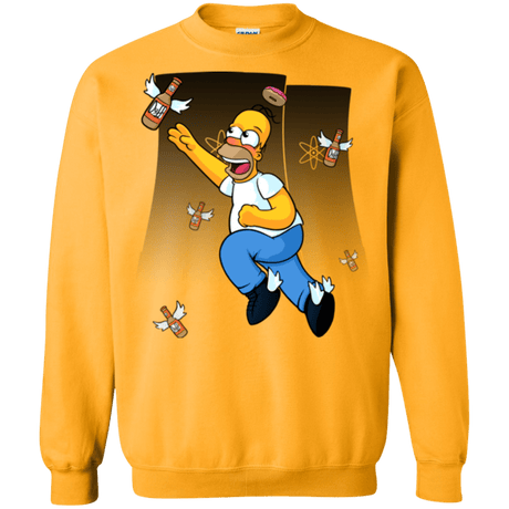 Sweatshirts Gold / Small Duff Gives Wings Crewneck Sweatshirt