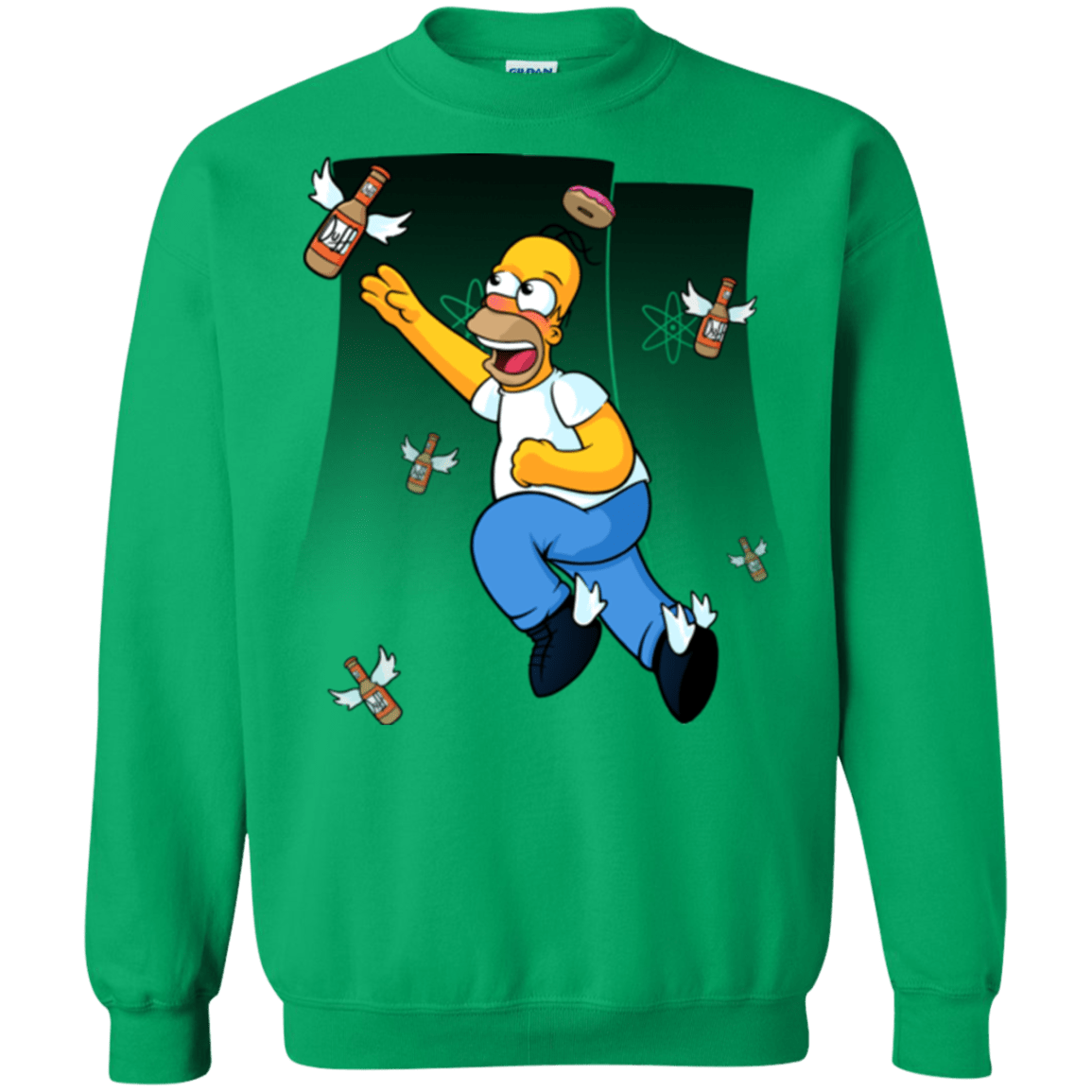 Sweatshirts Irish Green / Small Duff Gives Wings Crewneck Sweatshirt