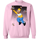 Sweatshirts Light Pink / Small Duff Gives Wings Crewneck Sweatshirt