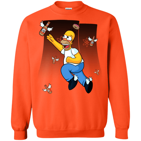 Sweatshirts Orange / Small Duff Gives Wings Crewneck Sweatshirt